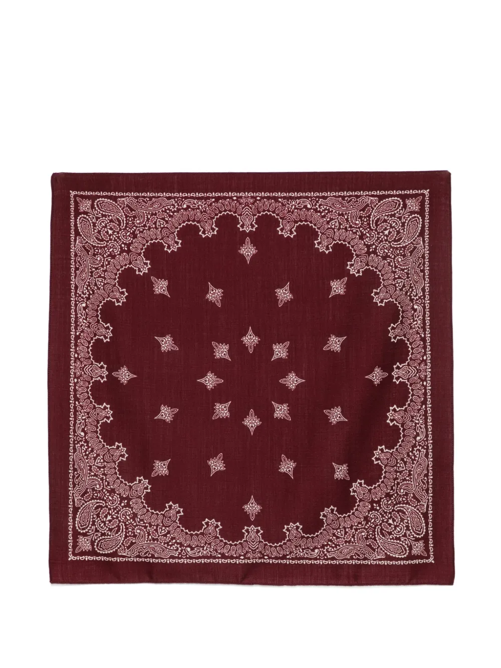 Destin paisley-print bandana scarf - Rosso