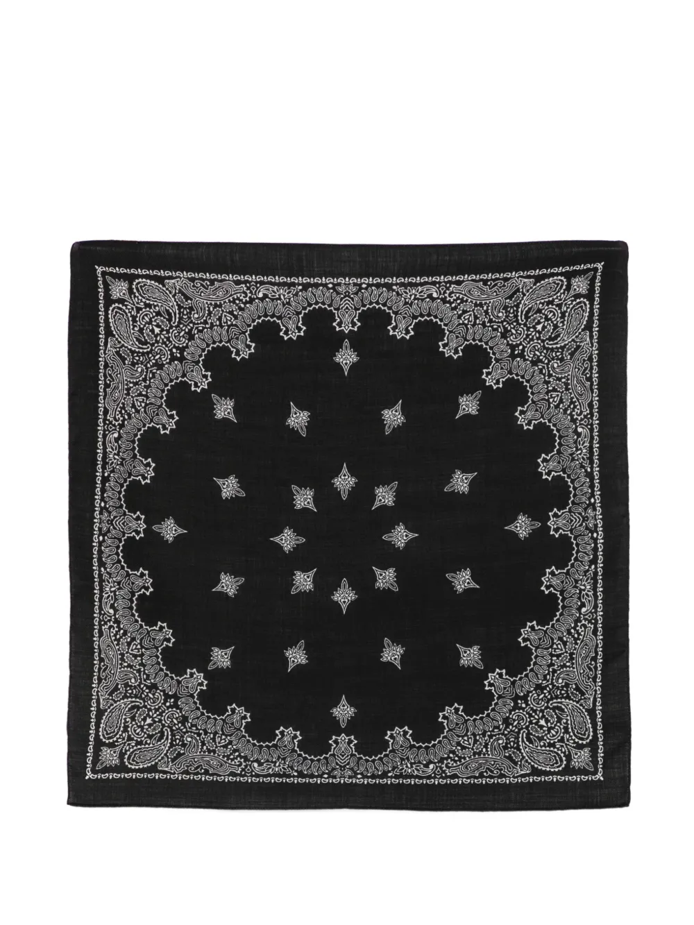 Destin paisley-print bandana scarf - Nero