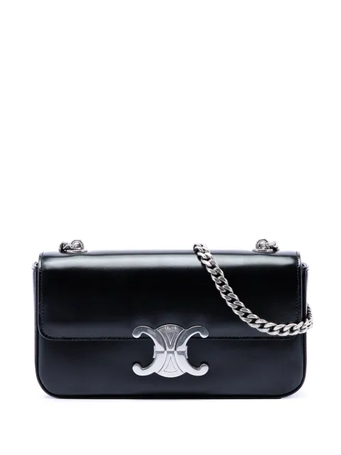 Celine Pre-Owned 2023 Shiny Calfskin Triomphe Claude shoulder bag