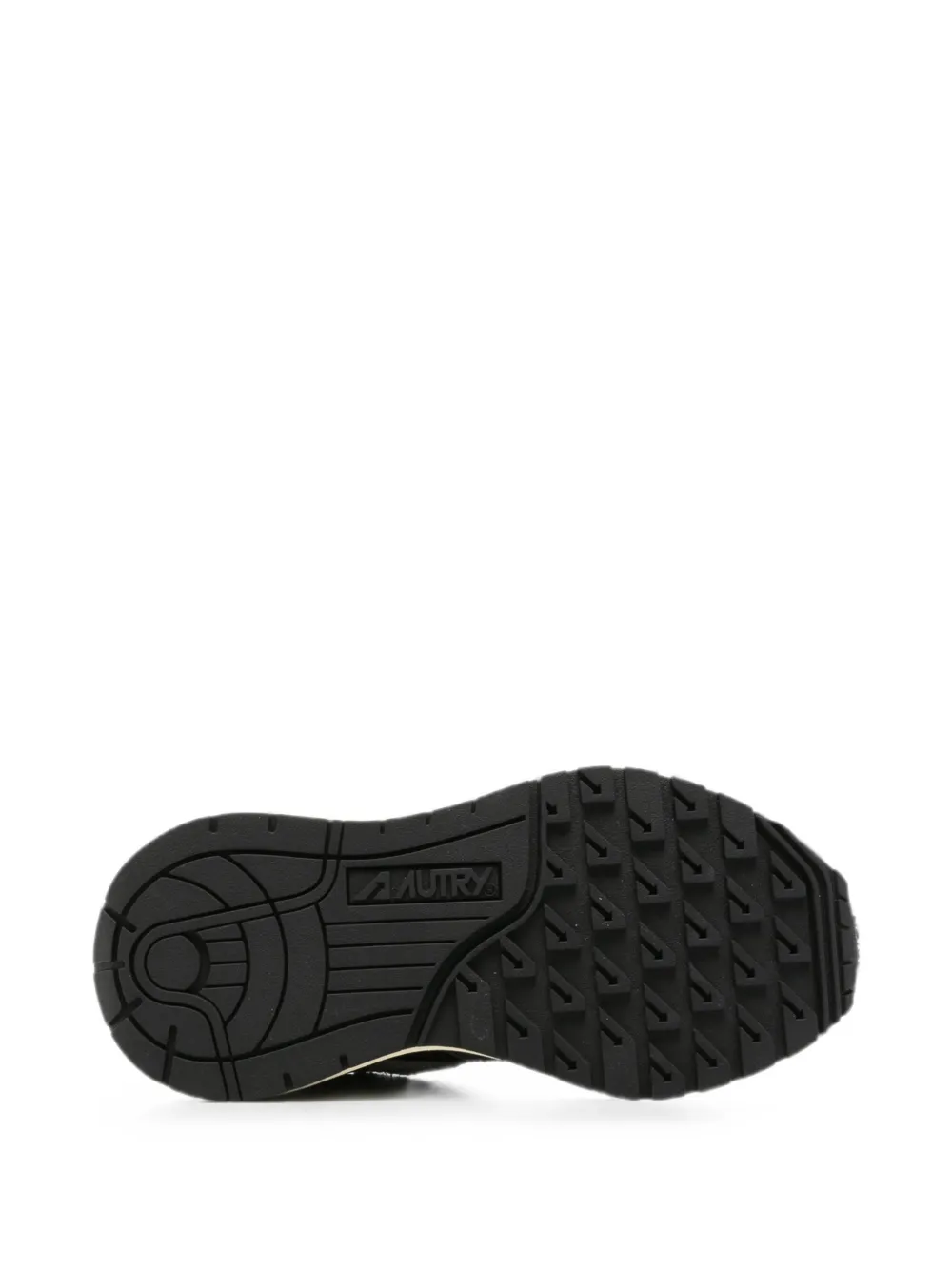Autry Kids Reelwind Low suede-panelled sneakers Grijs