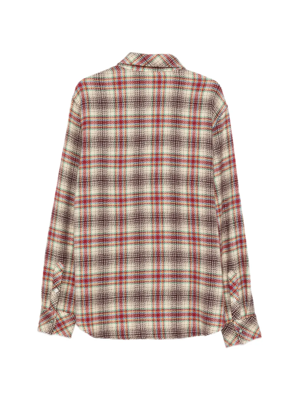 GOD'S TRUE CASHMERE checked cashmere shirt Beige