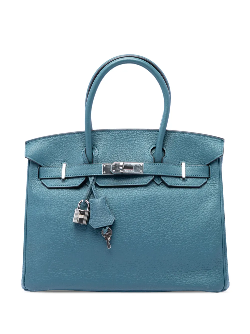 Hermès Pre-Owned 2013 Togo Birkin Retourne 30 handbag - Blau