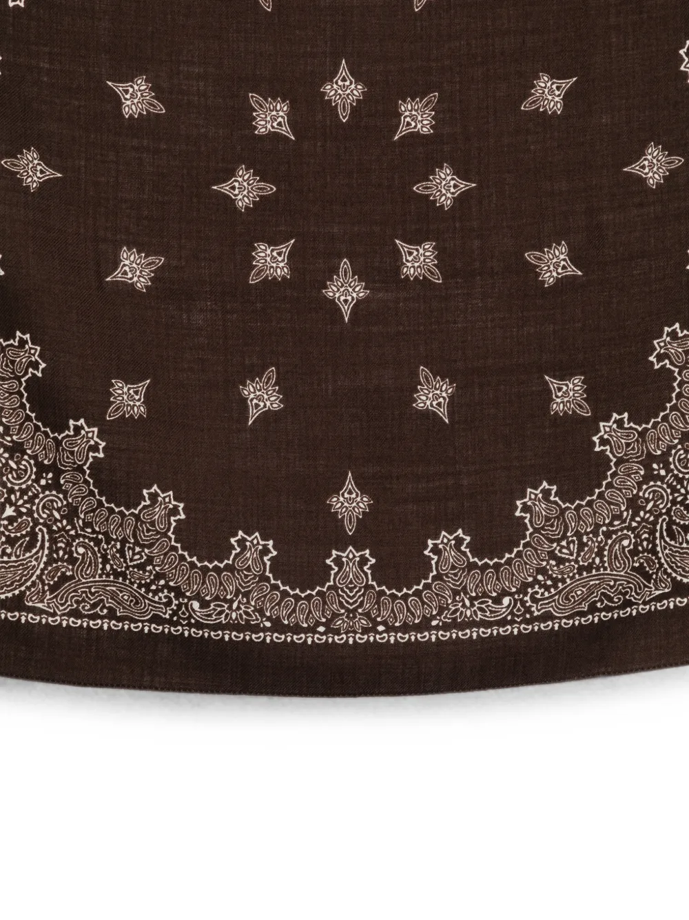 Destin Judy sjaal met paisley-print Bruin