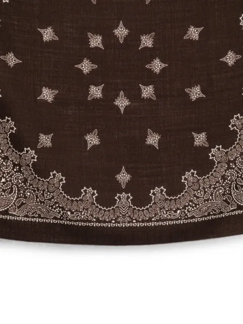 Destin Judy paisley-print scarf