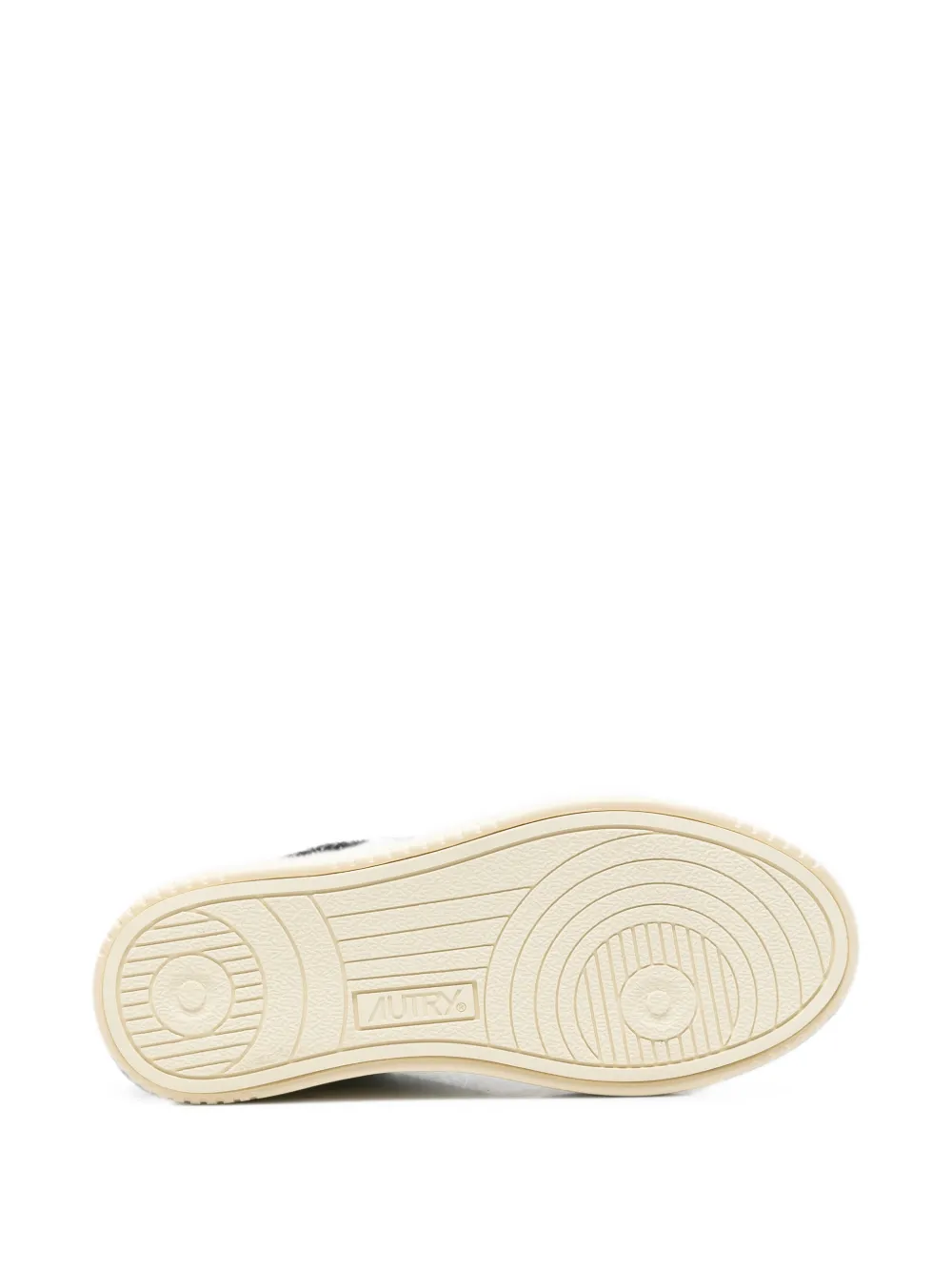 Autry Kids Medalist perforated-toe leather sneakers Wit