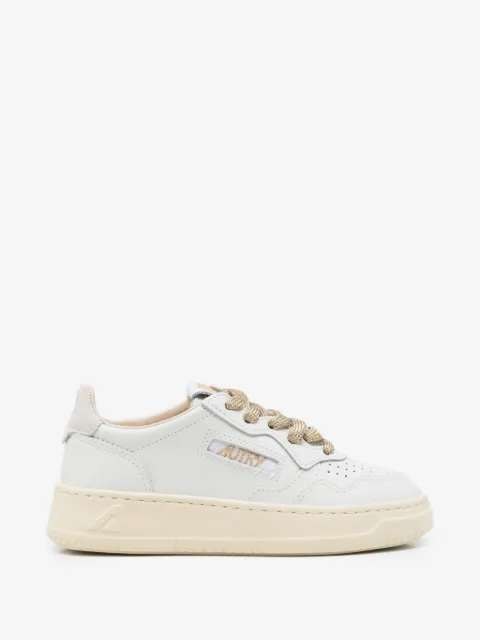 Autry Kids Medalist perforated-toe leather sneakers