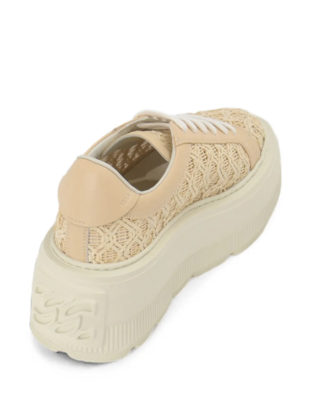 Casadei Nexus Cicladi woven-effect chunky sneakers Beige