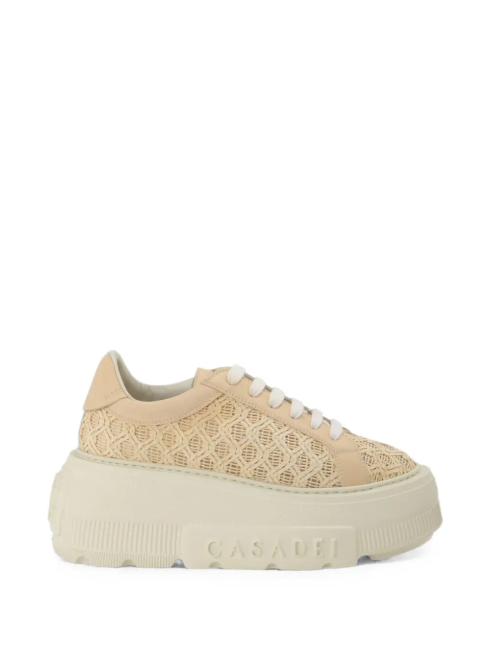 Casadei Nexus Cicladi woven-effect chunky sneakers Beige