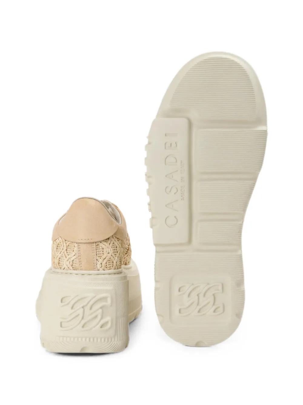 Casadei Nexus Cicladi woven-effect chunky sneakers Beige
