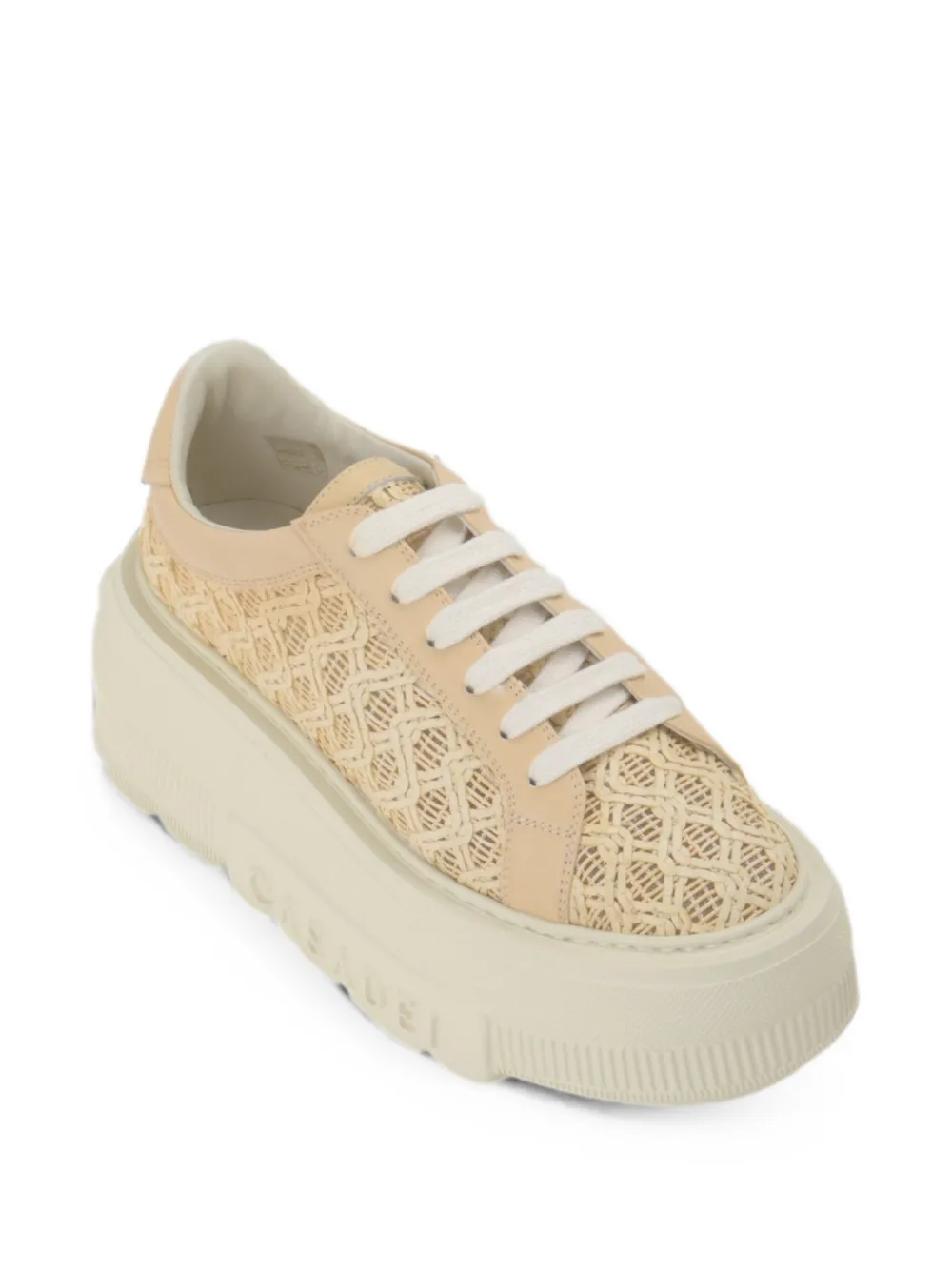 Casadei Nexus Cicladi woven-effect chunky sneakers Beige