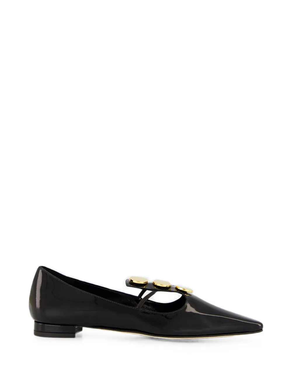 Manolo Blahnik Khafreflat flat pumps Zwart