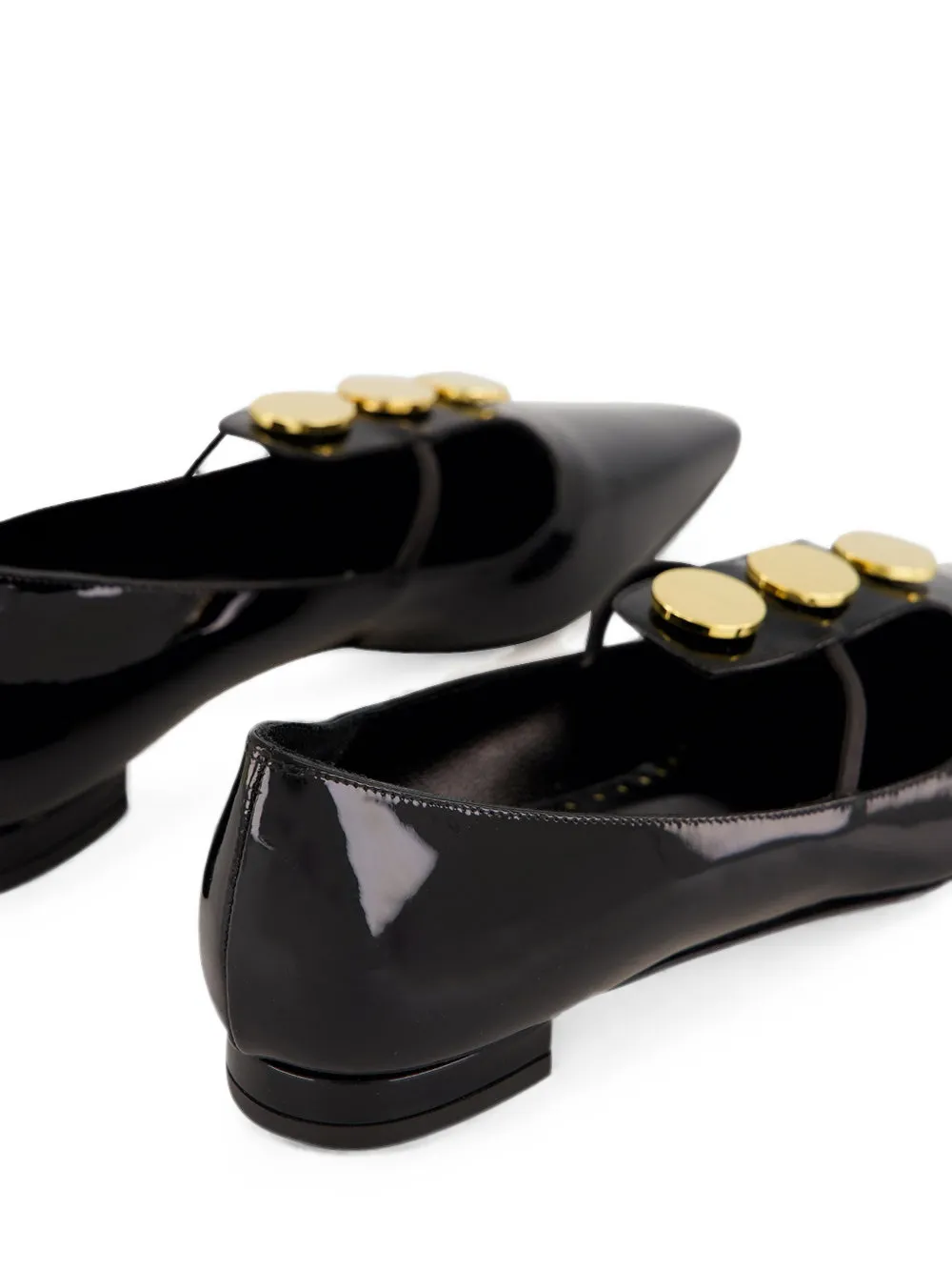 Manolo Blahnik Khafreflat flat pumps Zwart