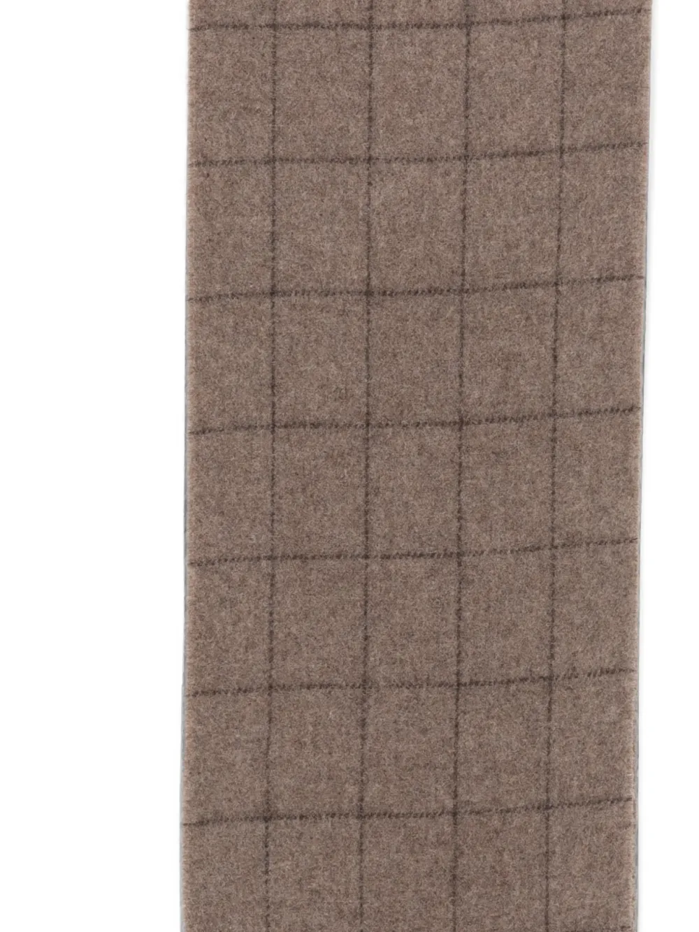 Polo Ralph Lauren Geruite sjaal met franje Beige