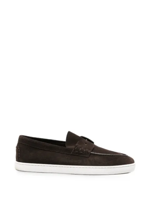 Christian Louboutin Pre-Owned Chambeliboat appliqué loafers