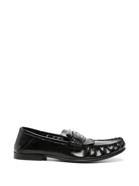 Marni Pre-Owned fringe-details leather loafers
