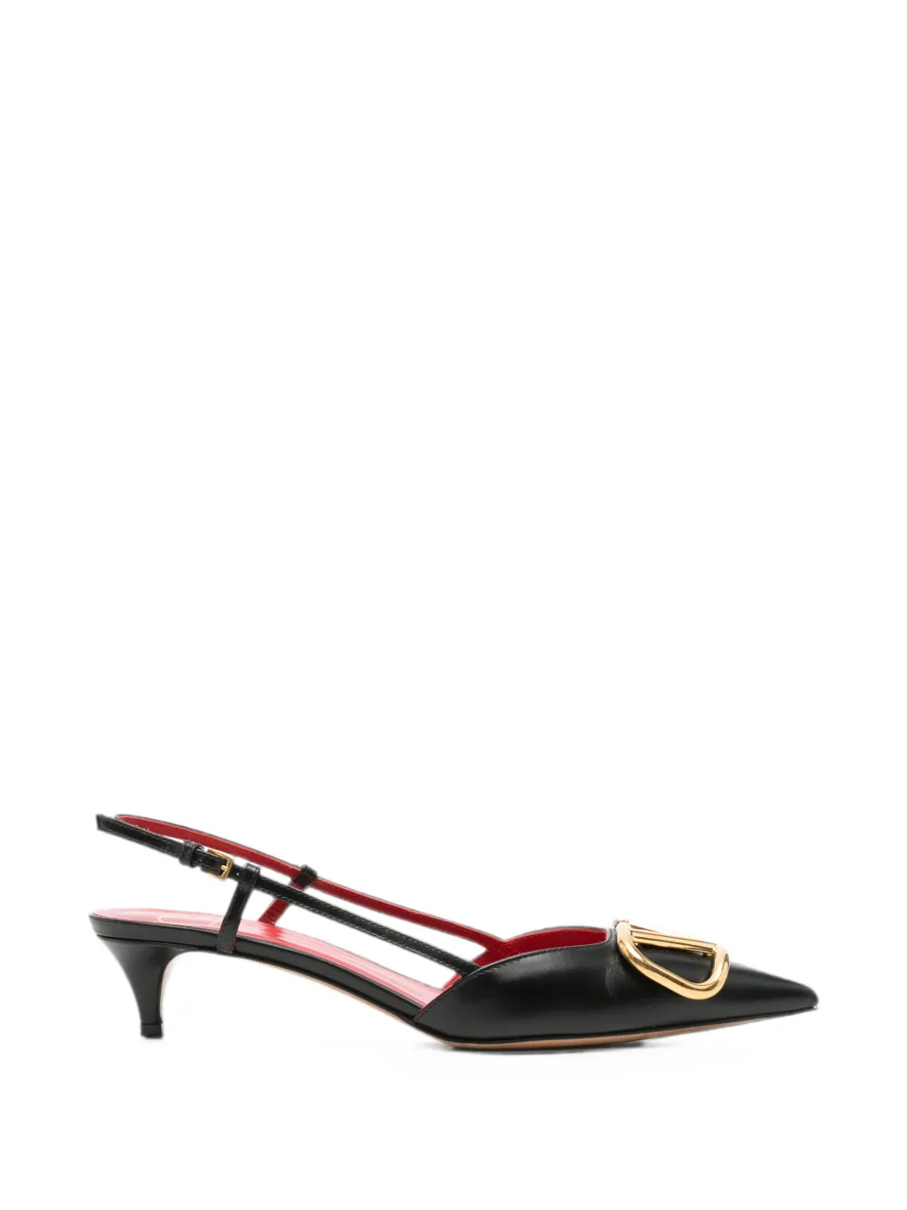 Valentino Garavani Pre-Owned Pumps VLogo con cinturino posteriore - Nero