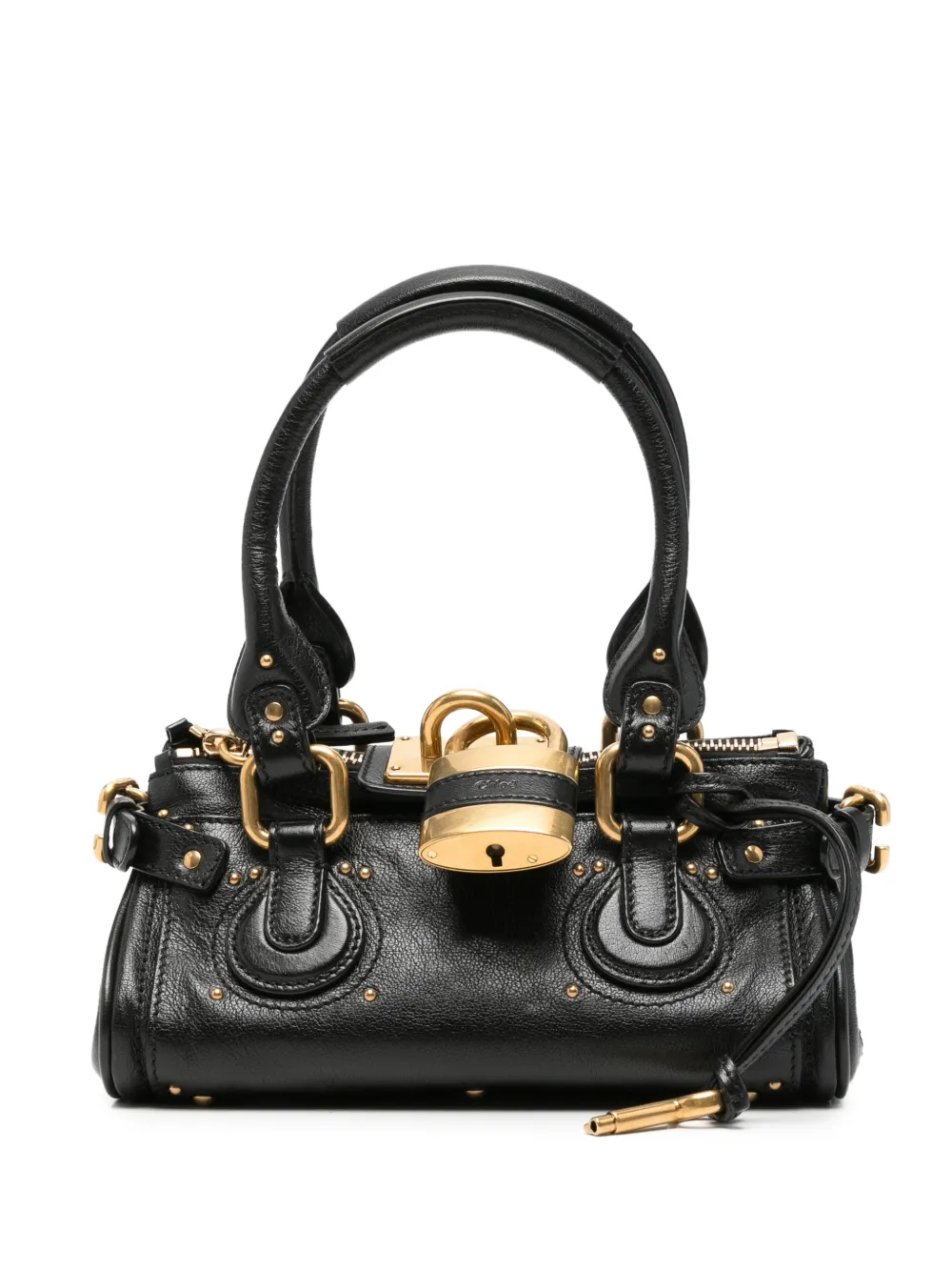Chloé Pre-Owned Borsa a spalla Paddington in pelle - Nero