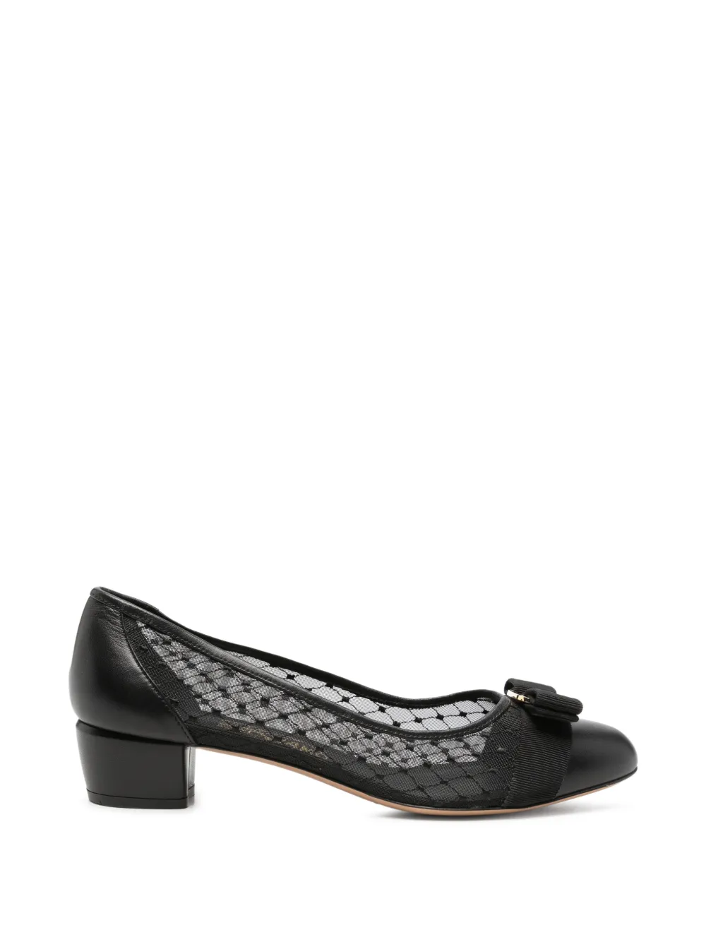 Ferragamo Pre-Owned Pumps con fiocco Vara - Nero