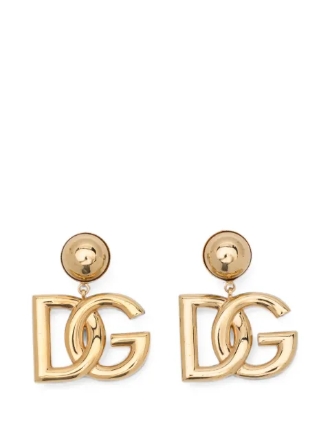 Dolce & Gabbana Pre-Owned DG logo clip-on earrings