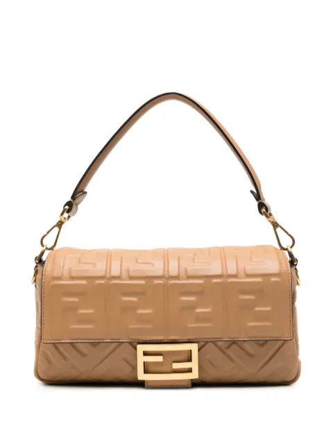 Fendi Pre-Owned bolsa de hombro Baguette con logo