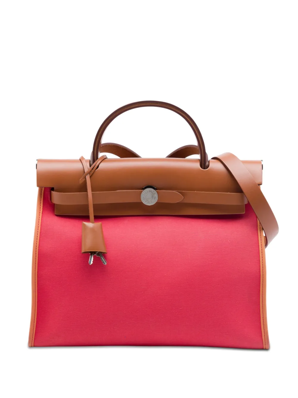 Hermès Pre-Owned 2019 Toile Herbag Zip 31 satchel - Rosa