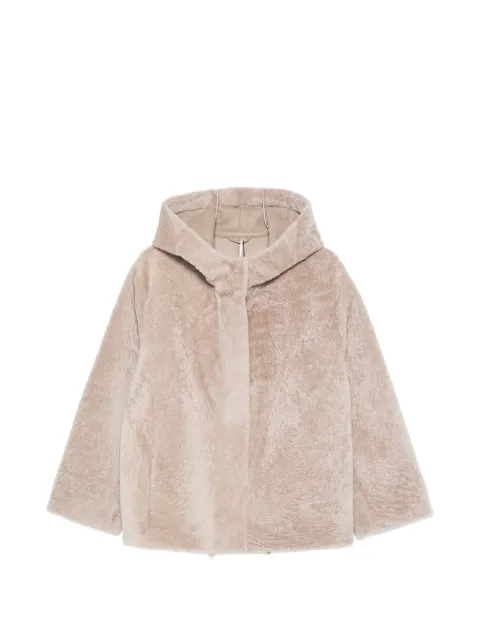 Manzoni 24 hooded shearling jacket