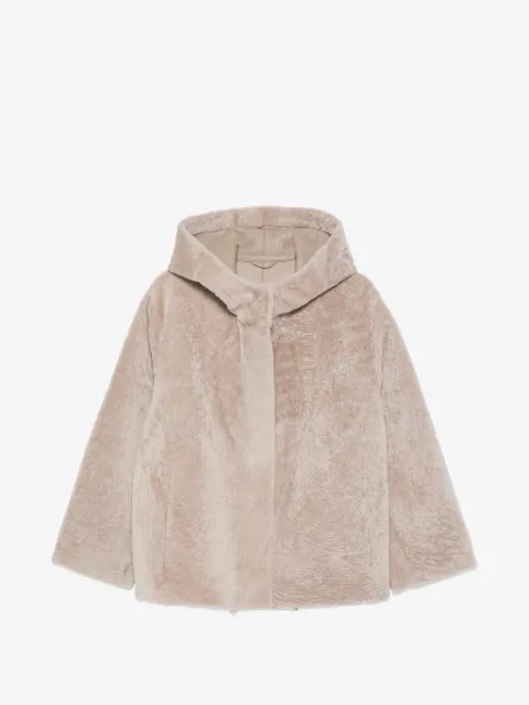 Manzoni 24 hooded shearling jacket