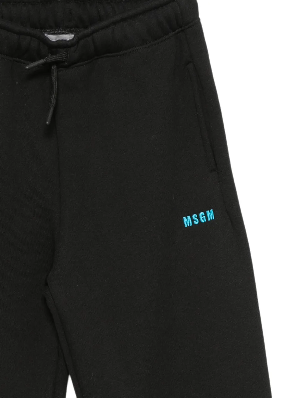 MSGM Kids Trainingsbroek met geborduurd logo Zwart
