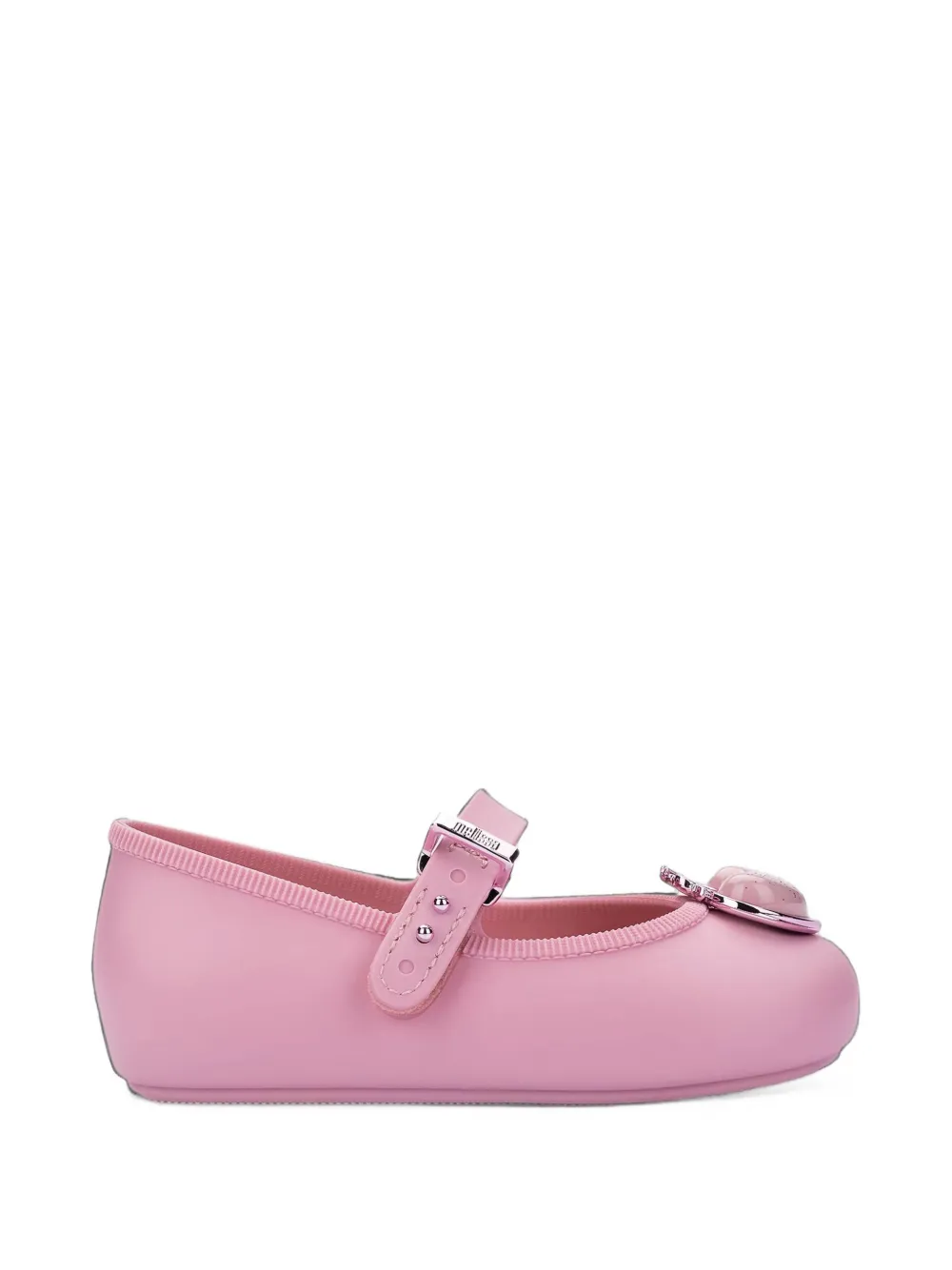 Mini Melissa heart-motif ballet flats - Rosa