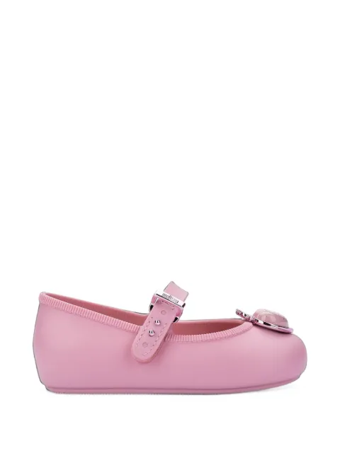 Mini Melissa heart-motif ballet flats