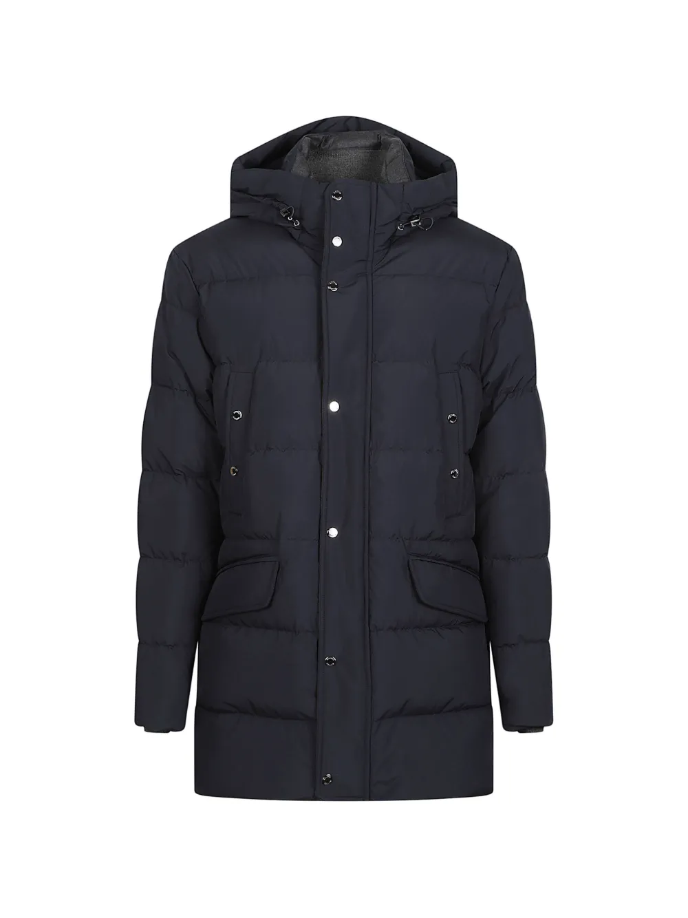 Moorer hooded padded coat - Blau