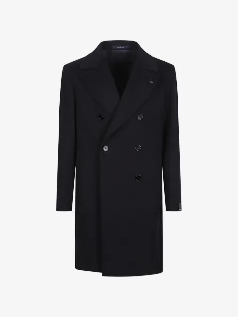 Tagliatore wool double-breasted coat