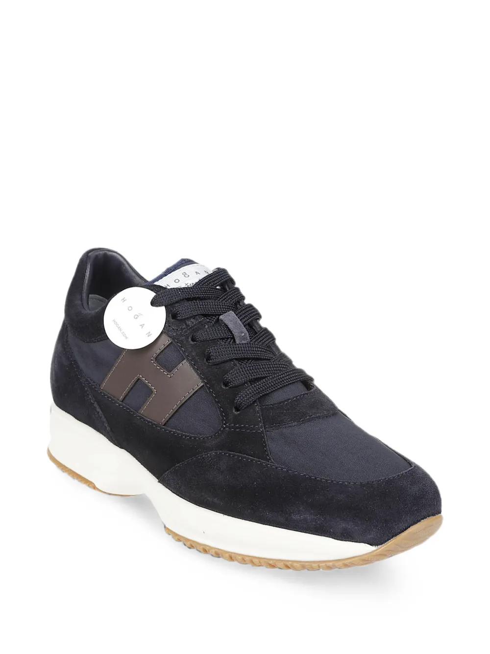 Hogan Sneakers met logopatch Blauw