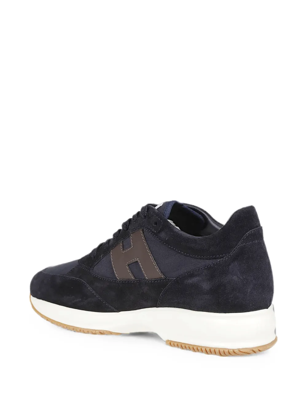 Hogan Sneakers met logopatch Blauw