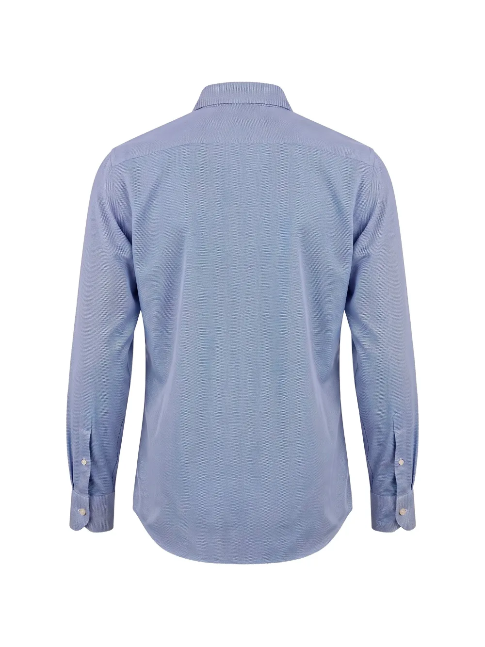 Xacus Overhemd met verborgen plakkaat en lange mouwen Blauw