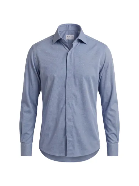 Xacus camisa con solapa oculta