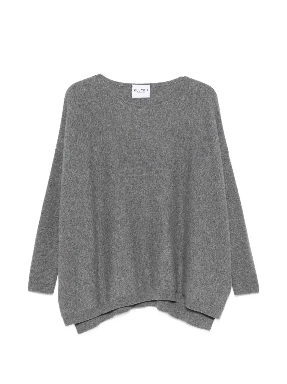 kujten side-slit sweater - Grau