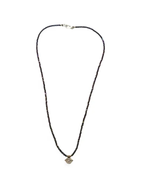 Madison collar Kiss con dije de labio y cuentas