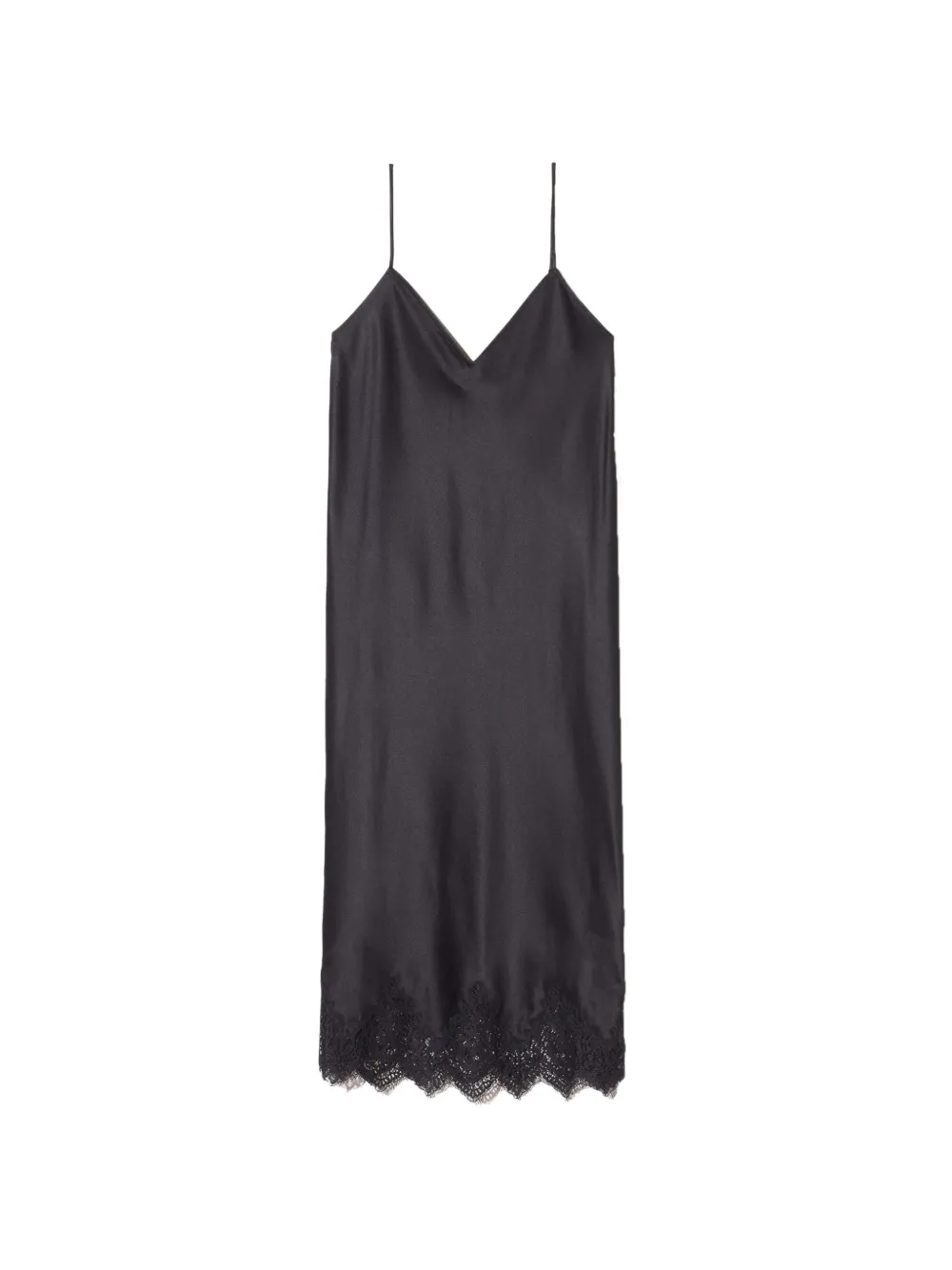 Nili Lotan Seve lace-trim dress - Schwarz