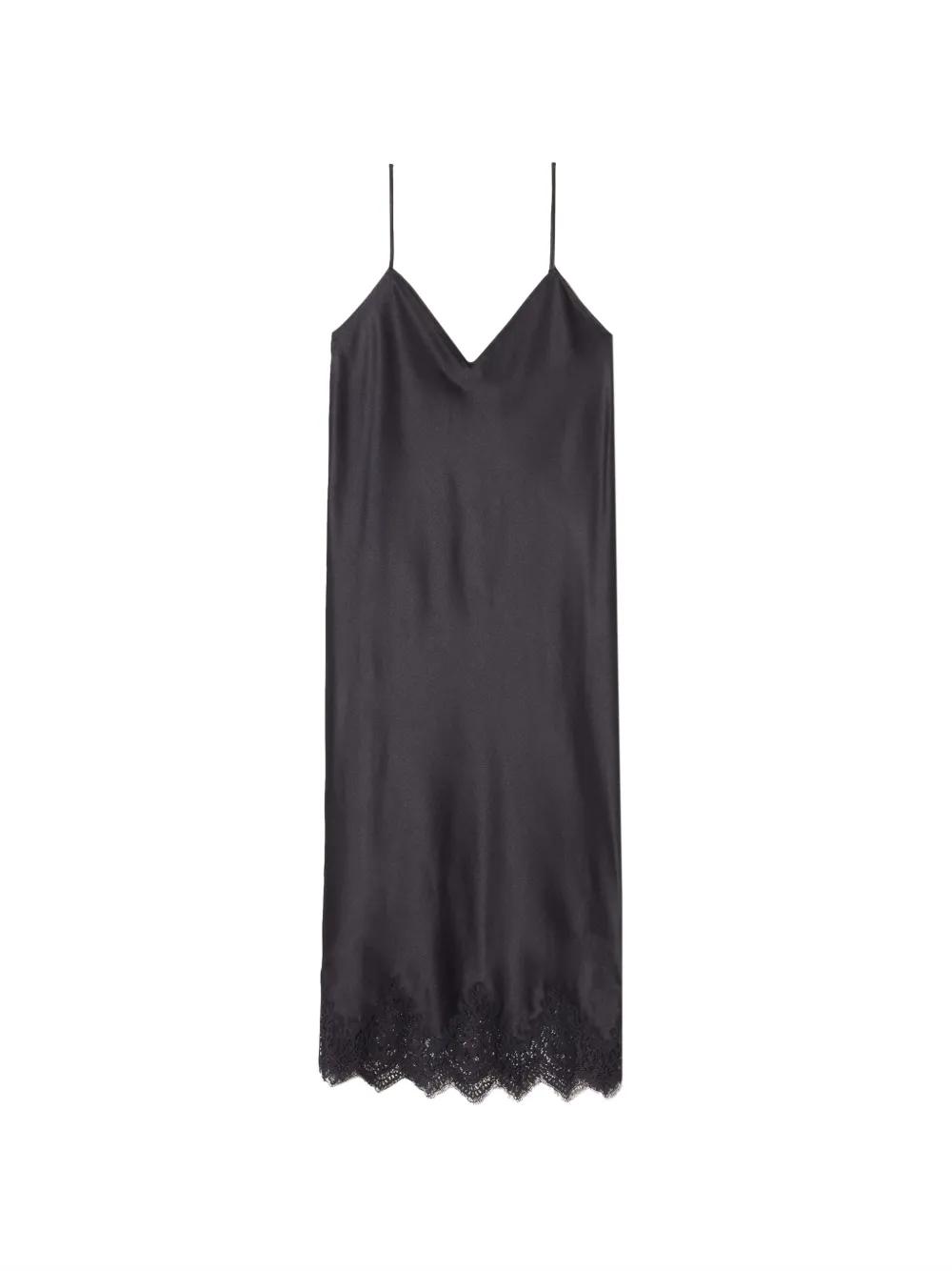 Nili Lotan Seve lace-trim dress - Schwarz