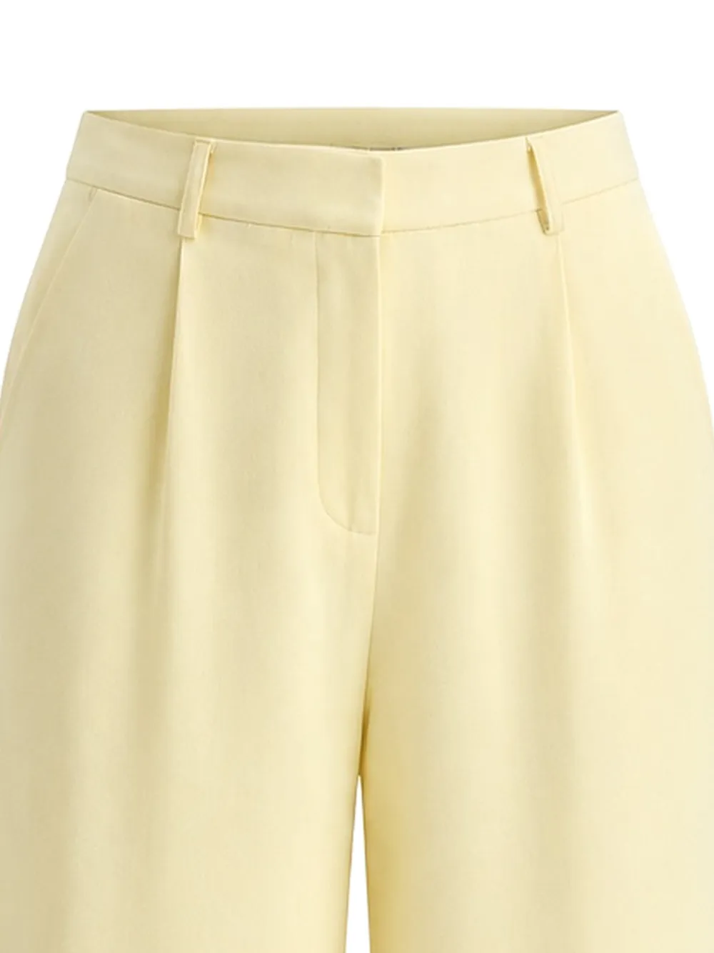 TWP Hudson pleated trousers Geel