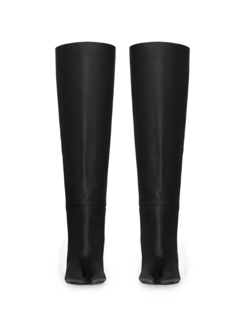 Saint Laurent pointed-toe knee-high boots Zwart