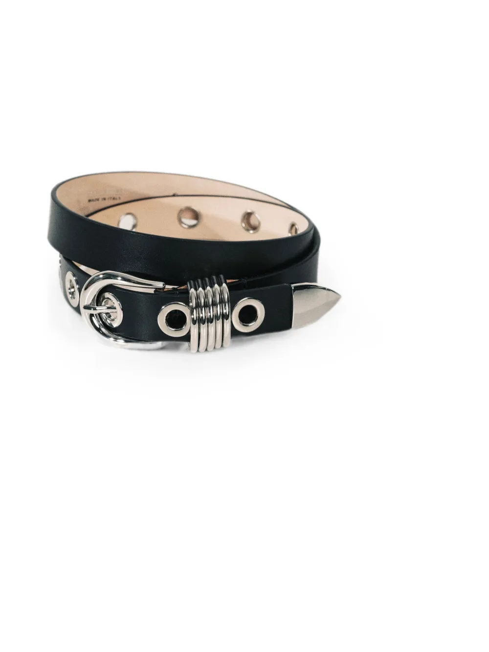 Déhanche Hollyhock 10 Rivet belt - Schwarz