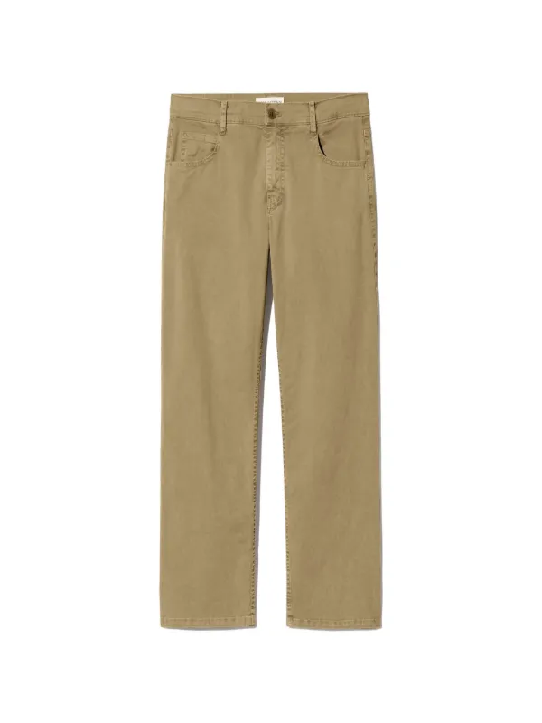 Nili Lotan Lorimer Straight Trousers in Green