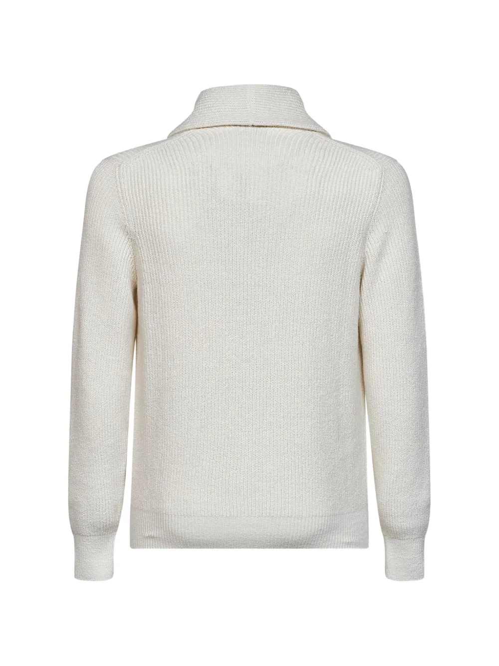 Brunello Cucinelli Vest met sjaalkraag Wit