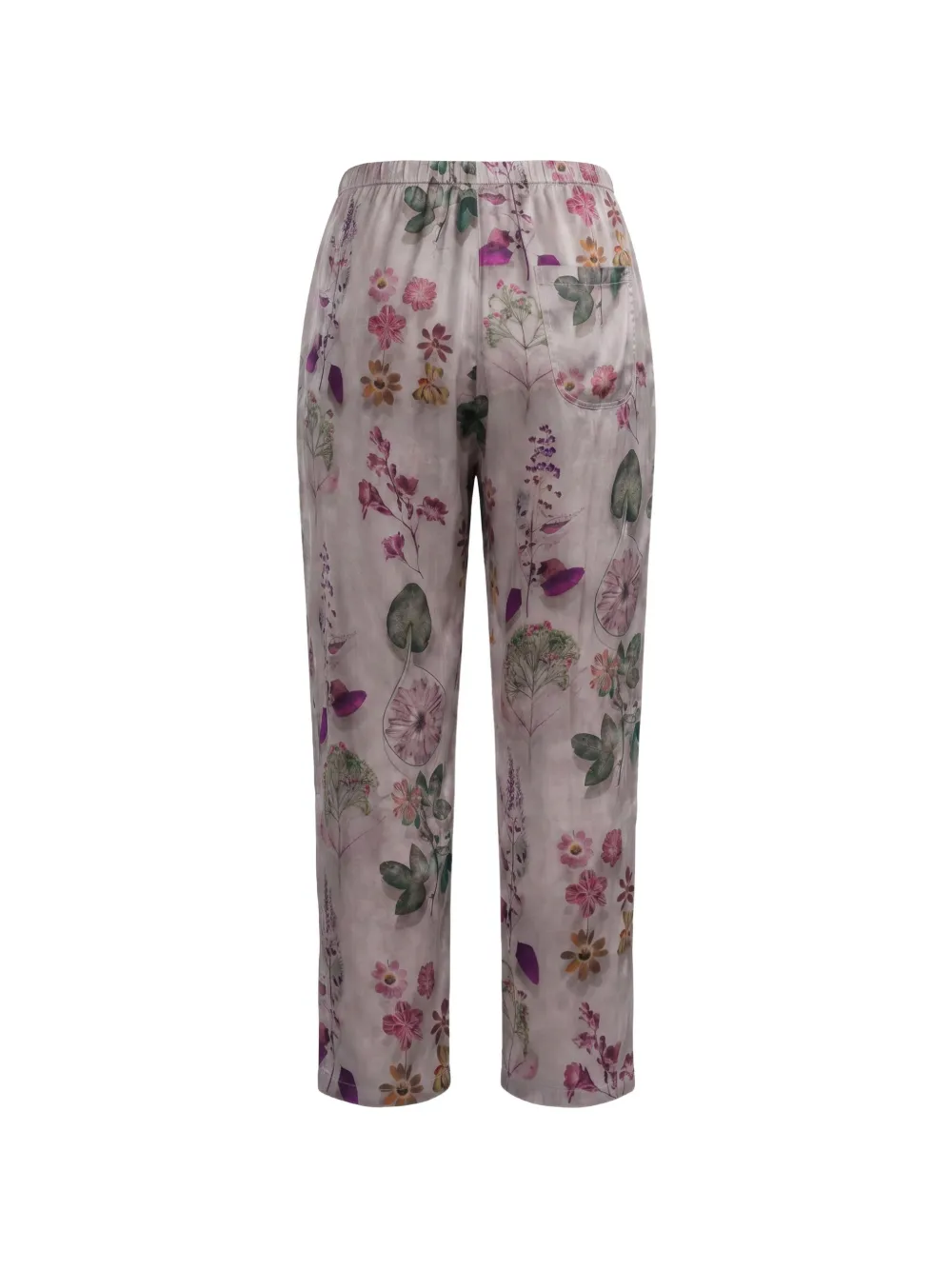 Avant Toi Broek met bloemenprint en vervaagd effect Grijs