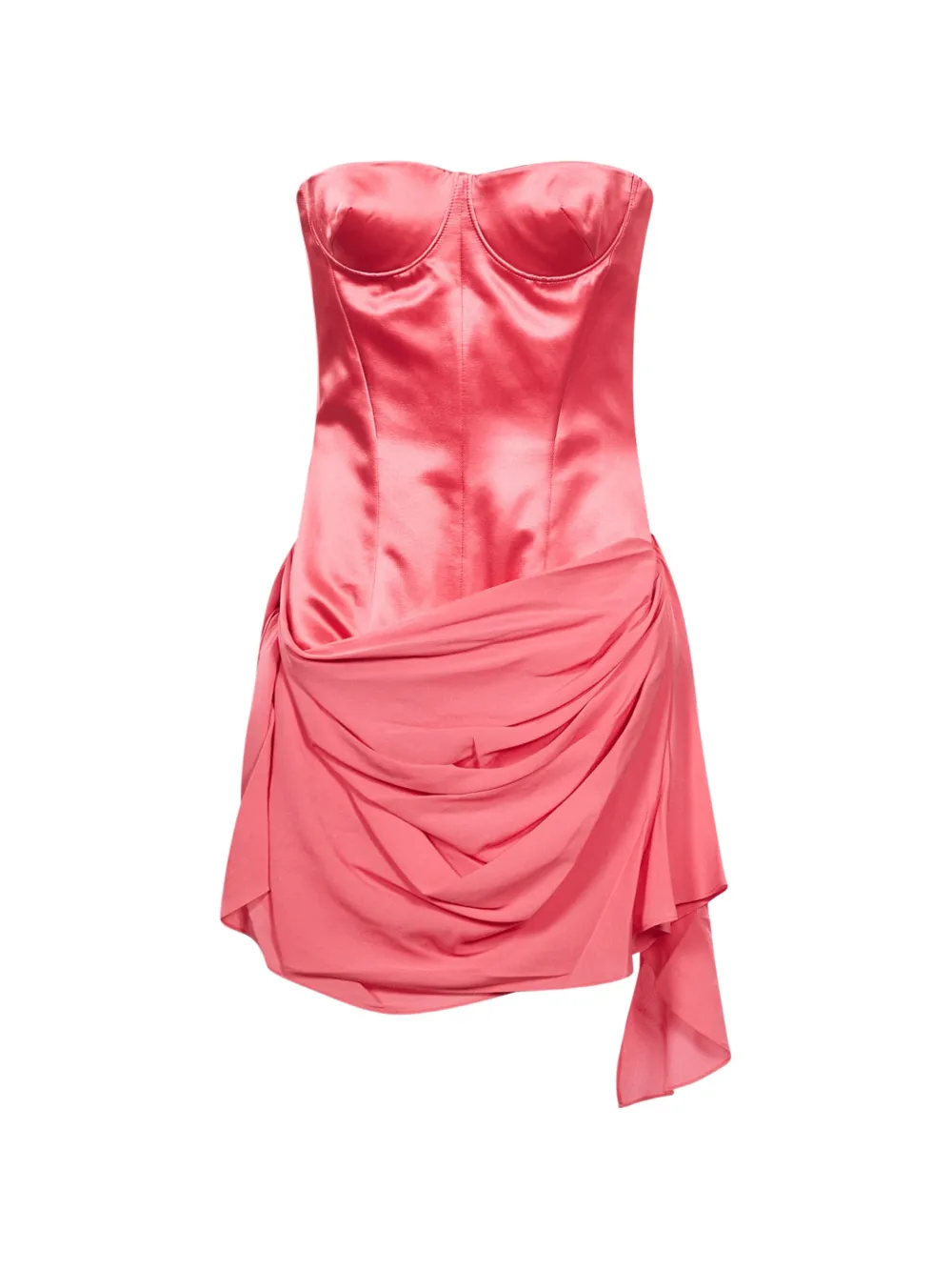 Alex Perry draped mini corset-style dress - Rosa