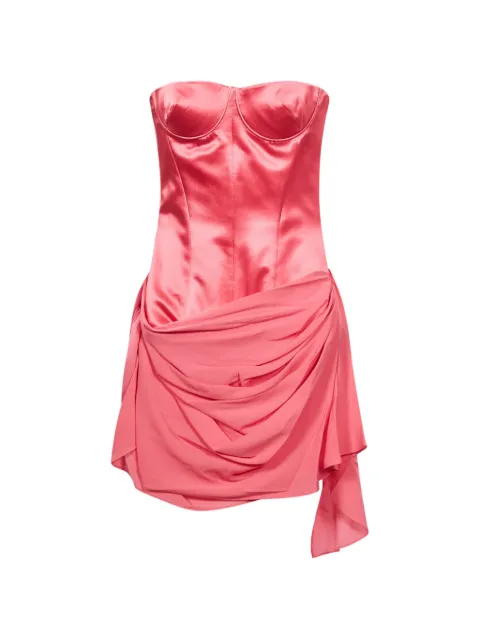 Alex Perry draped corset-style mini dress