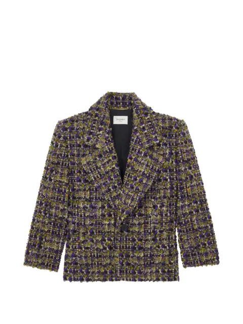 Saint Laurent single-breasted jacket in tweed