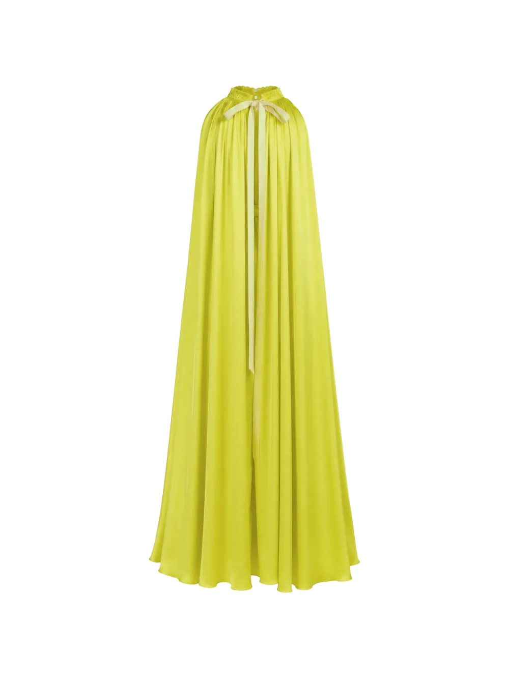 SA SU PHI Frida mouwloze maxi-jurk Geel